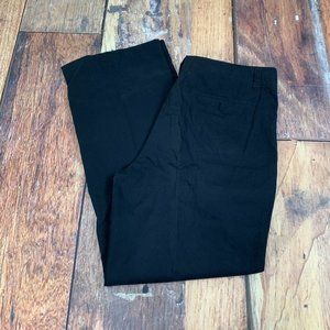 Kenneth Cole Men's Black Casual Khaki Pants 35" Waist 31.5" Inseam